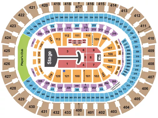 seating chart for Capital One Arena - Lady Gaga 2025 - eventticketscenter.com