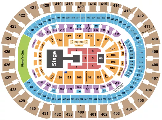 seating chart for Capital One Arena - Le Sserafim - eventticketscenter.com