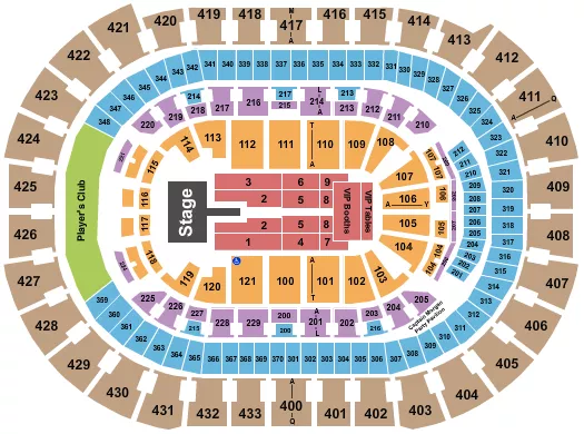 seating chart for Capital One Arena - Mary J. Blige - eventticketscenter.com