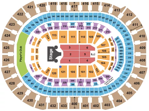 seating chart for Capital One Arena - Missy Elliott - eventticketscenter.com
