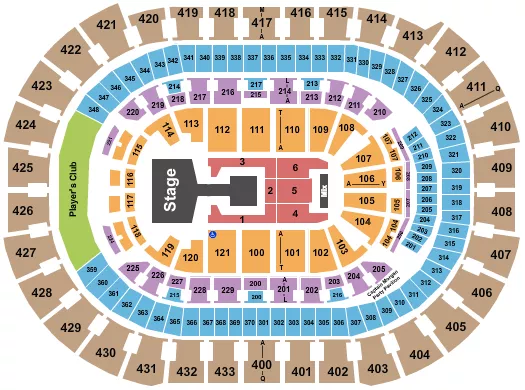 seating chart for Capital One Arena - NCT Dream - eventticketscenter.com