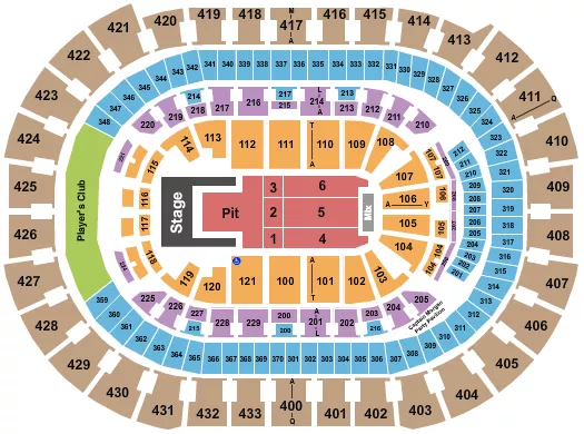 seating chart for Capital One Arena - Olivia Rodrigo - eventticketscenter.com