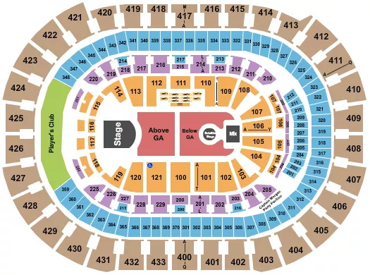 seating chart for Capital One Arena - Phoebe Bridgers - eventticketscenter.com