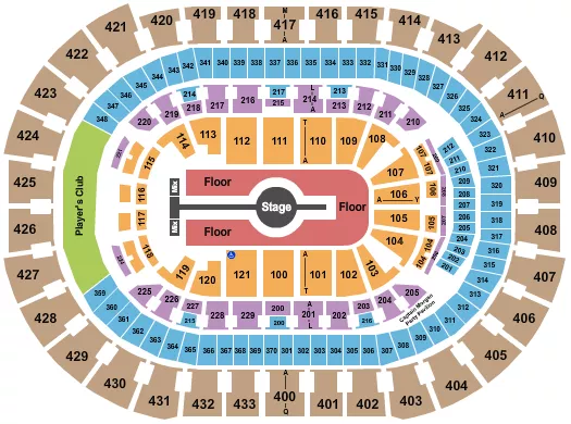 seating chart for Capital One Arena - Rod Wave - eventticketscenter.com