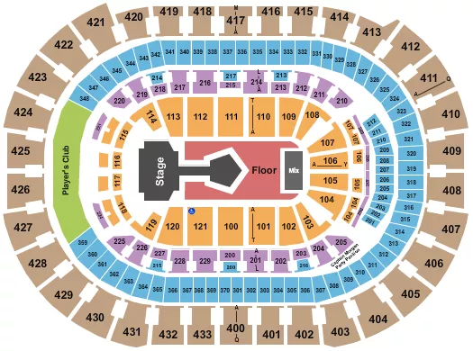 seating chart for Capital One Arena - Tomorrow X Together - eventticketscenter.com