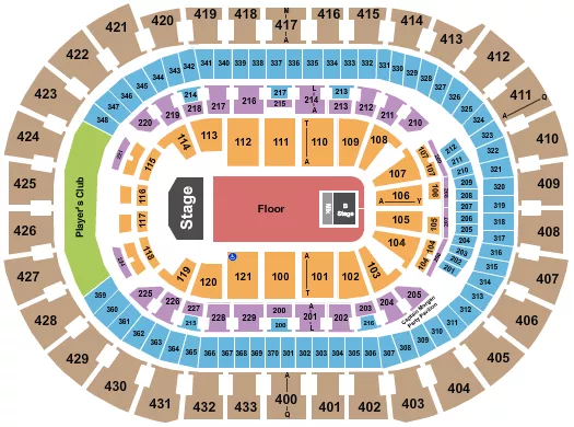 seating chart for Capital One Arena - Tyler The Creator - eventticketscenter.com