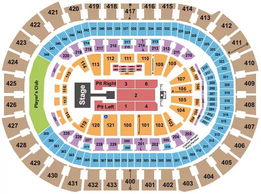 seating chart for Capital One Arena - sombr - eventticketscenter.com