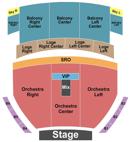 seating chart for Capitol Theatre - Port Chester - End Stage 3 - eventticketscenter.com