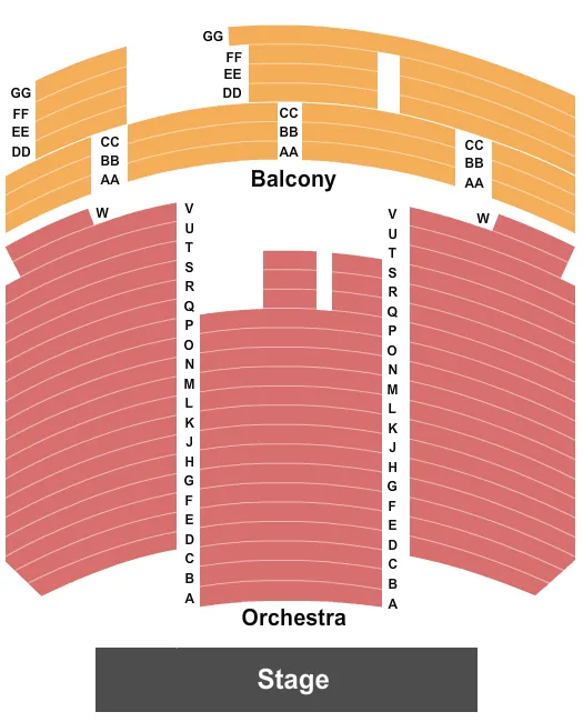 seating chart for Capitol Centre For The Performing Art - ON - Endstage - eventticketscenter.com