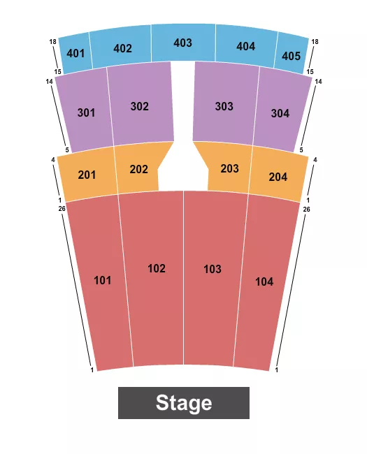 seating chart for Capitol Theatre - Iowa - Endstage 2 - eventticketscenter.com