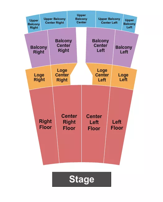 seating chart for Capitol Theatre - Iowa - End Stage - eventticketscenter.com