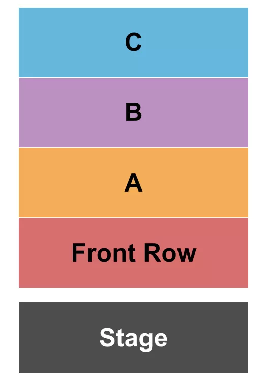 seating chart for Carco Theatre - The Jury Experience - eventticketscenter.com