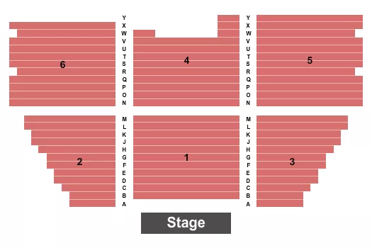 seating chart for Caribou Performing Arts Center - Endstage - eventticketscenter.com
