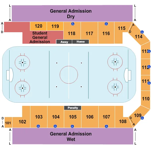 Alaska Fairbanks Nanooks vs. Long Island University Sharks Fairbanks ...