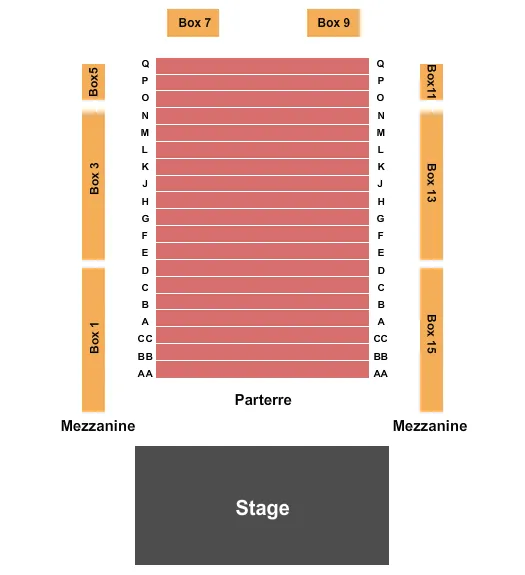 seating chart for Carnegie Hall - Judy & Arthur Zankel Hall - End Stage - eventticketscenter.com