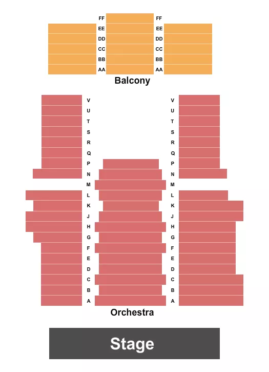 seating chart for Carnegie Hall - WV - Endstage - eventticketscenter.com