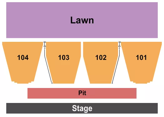 seating chart for Carolina Crossroads Amphitheatre - Endstage Pit - eventticketscenter.com