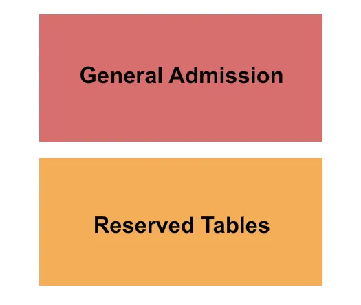 seating chart for Carol's Pub - GA/ResTable - eventticketscenter.com