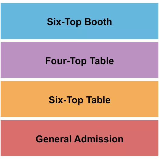 seating chart for Carol's Pub - GA/Table/Booth - eventticketscenter.com