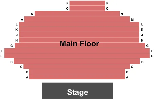 seating chart for Carriage House Theatre At Montalvo Arts Center - End Stage - eventticketscenter.com
