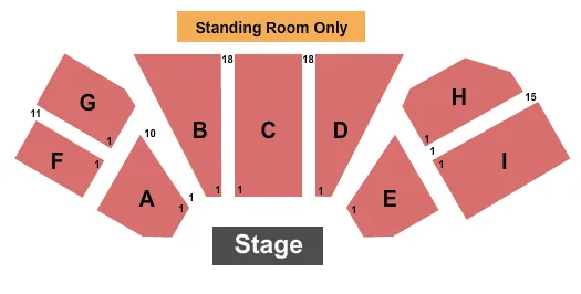 seating chart for Carson Valley Inn Casino - End Stage - eventticketscenter.com
