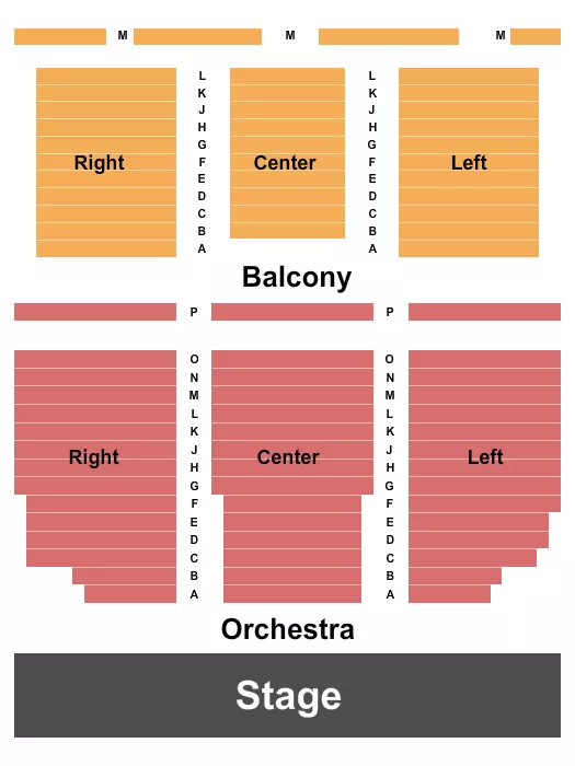 seating chart for Carteret Performing Arts & Event Center - Endstage 3 - eventticketscenter.com