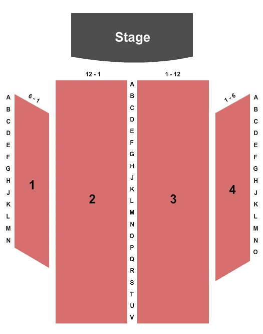 seating chart for Casino Nova Scotia - End Stage - eventticketscenter.com