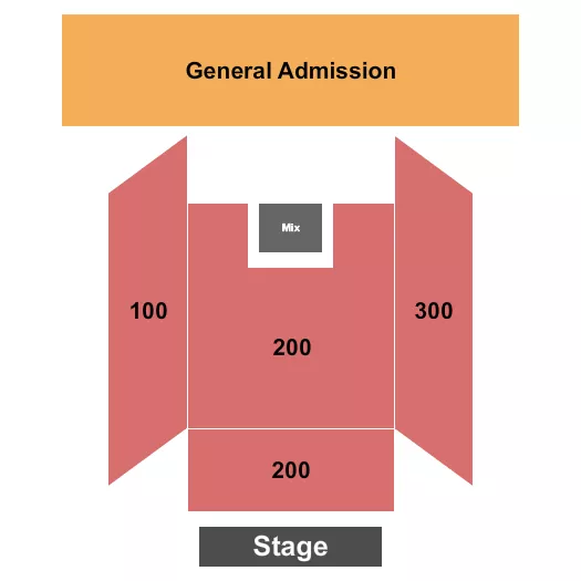 seating chart for Casino Pauma  - Endstage GA - eventticketscenter.com