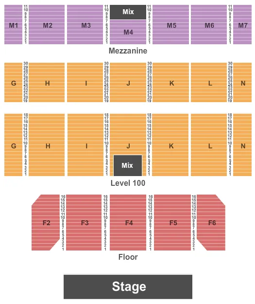 seating chart for Casino Rama Entertainment Centre - Endstage 2 - eventticketscenter.com