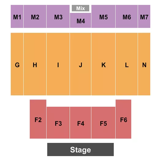 seating chart for Casino Rama Entertainment Centre - Endstage 4 - eventticketscenter.com