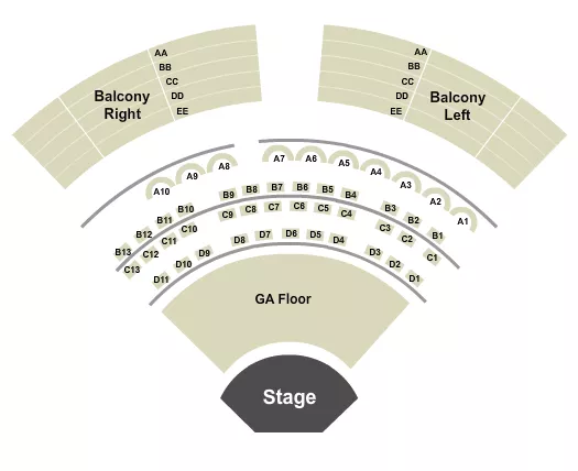 seating chart for Casino Regina - Endstage GA Floor - eventticketscenter.com