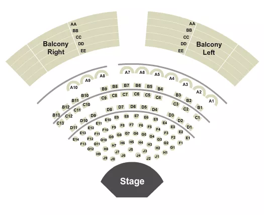 seating chart for Casino Regina - End Stage - eventticketscenter.com