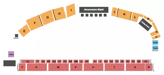 seating chart for Cassia County Fair & Rodeo - Rodeo - eventticketscenter.com