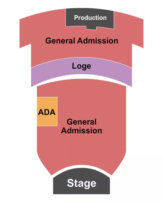 seating chart for Castro Theatre - GA/Loge - eventticketscenter.com