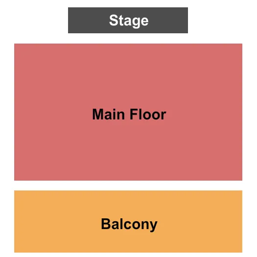 seating chart for Cedar Street Playhouse - End Stage - eventticketscenter.com