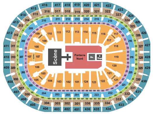 seating chart for Centre Bell - Def Leppard - eventticketscenter.com