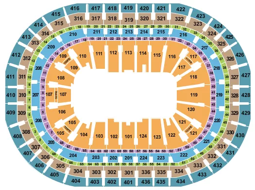Centre Bell Tickets & Seating Chart - Event Tickets Center