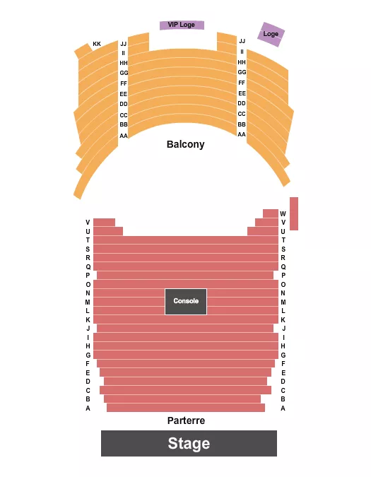 seating chart for Centre culturel Desjardins - Endstage - eventticketscenter.com
