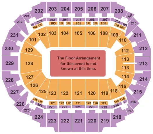 seating chart for CHI Health Center Omaha - Generic Floor - eventticketscenter.com