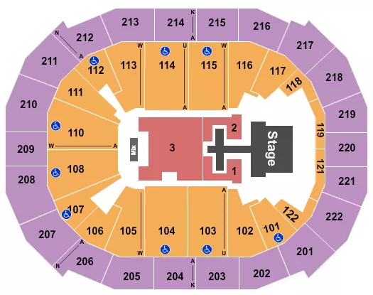 seating chart for Chaifetz Arena - Chris Tomlin - eventticketscenter.com