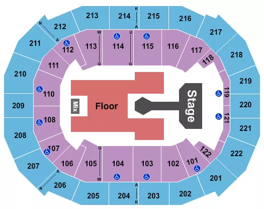 seating chart for Chaifetz Arena - Don Toliver - eventticketscenter.com