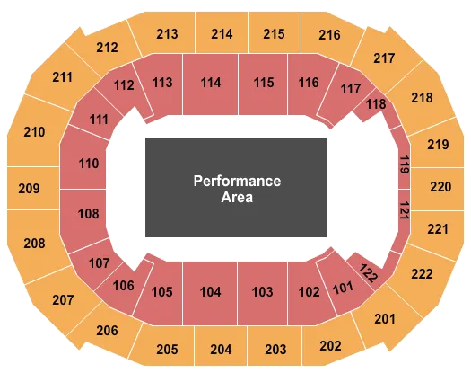seating chart for Chaifetz Arena - Marvel Universe - eventticketscenter.com