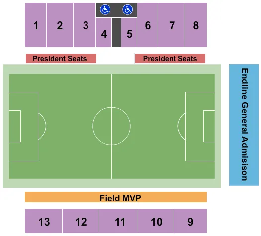 seating chart for Championship Stadium at OC Great Park - Soccer - eventticketscenter.com
