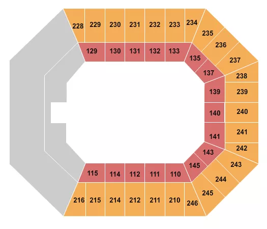 seating chart for Charleston Coliseum & Convention Center - Charleston - Monster Trucks - eventticketscenter.com