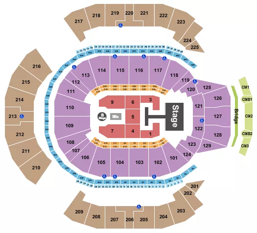 seating chart for Chase Center - Disney Descendants - eventticketscenter.com