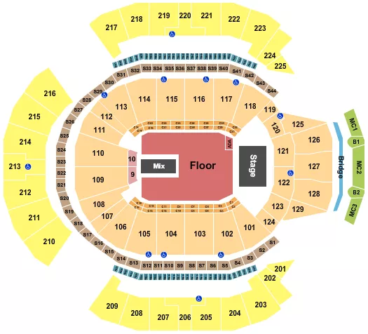 Chase Center Tickets & Seating Chart - Event Tickets Center