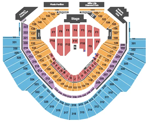 Guaranteed Rate Field - Interactive baseball Seating Chart