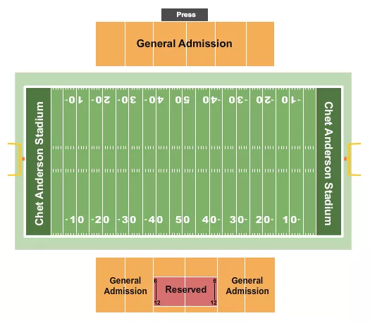 Football Seating Map