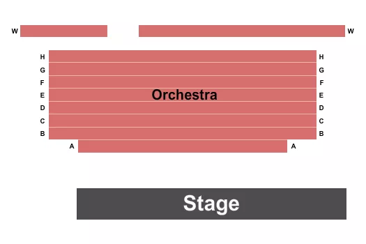 seating chart for Chickasaw Civic Theatre - Endstage - eventticketscenter.com
