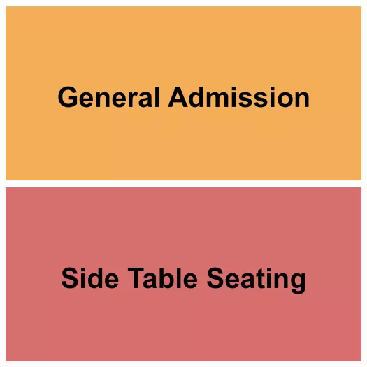 seating chart for Chickie Wah Wah - GA/Table - eventticketscenter.com